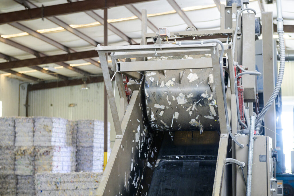 Secure off-site document shredding with industrial paper destruction equipment – Secure Shredding and E-Recycling