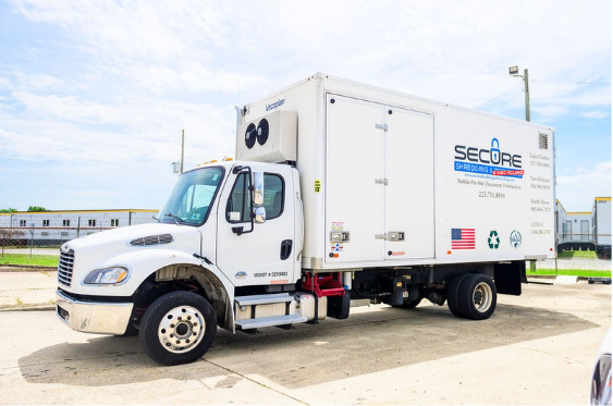Secure Shredding and E-Recycling Mobile Shred Truck
